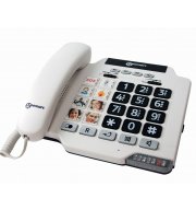 Telefon pro seniory a nedoslýchavé s fototlačítky Geemarc PhotoPhone 100