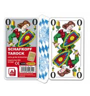 Dvouhlavé hrací karty s velkými symboly (36 karet)
