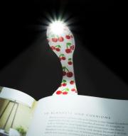 Připínací lampička na knihu Flexilight Cherries