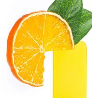 Záložka do knihy ve veselém designu Fruitmark Orange